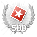 500 Bewertungen