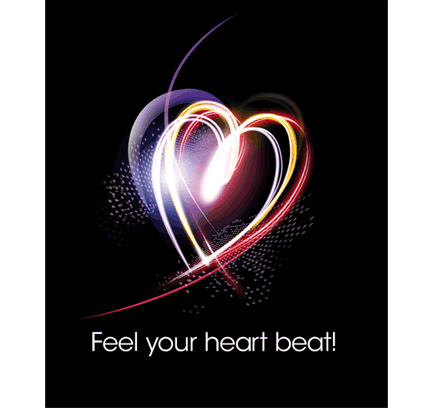 Feel your heart beat!