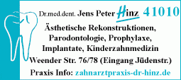 Hinz Jens-Peter, Dr. med. dent. Zahnarzt