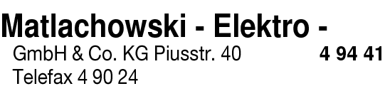 Matlachowski Elektro GmbH & Co. KG