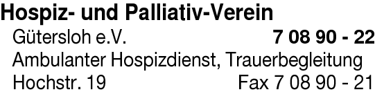 Hospiz- und Palliativ-Verein Gütersloh e. V.