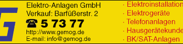 Bild zu GEMOG Elektroanlagen GmbH Werkstatt