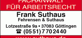 Bild zu Suthaus Frank Rechtsanwalt