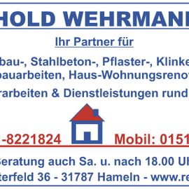 Wehrmann Reinhold Bauunternehmen in Hameln