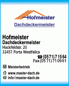 Hofmeister Volker GmbH & Co.KG Dachdeckermeister