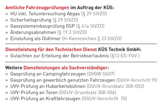 Auto KÜS Kfz-Prüfstelle Rottenburg, Kfz-Sachverständige