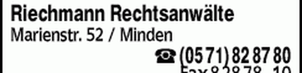 Bild zu Riechmann & Partner Rechtsanwälte, Fachanwälte, Mediatoren, Notar