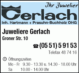 Gerlach Juwelier- und Uhrmachermeister