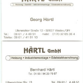 HÄRTL GEORG in Rothenstadt Stadt Weiden in der Oberpfalz