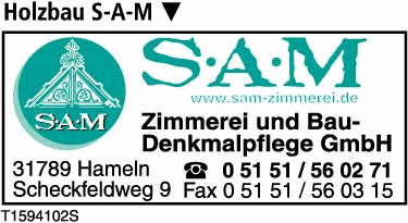 S-A-M Zimmerei und Baudenkmalpflege GmbH