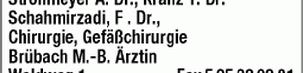 Bild zu Loweg C. Dr., Kühnelt A. Dr., Brübach M.-B., Sauer U. Dr., Strohmeyer A. Dr. , Kühnelt , Sauer und Strohmeyer Dres. Gemeinschaftspraxis für Chirurgie