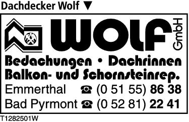 Wolf GmbH Dachdeckerei Innenausbau