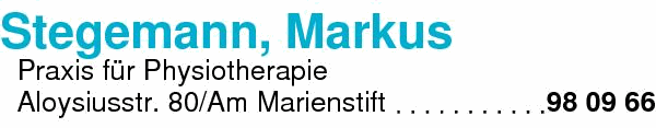 Stegemann Markus Praxis für Krankengymnastik und Manuelle Therapie
