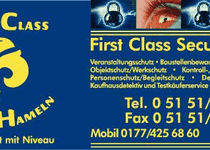 Bild zu First Class Security Hameln Oliver Robertson First Class Security