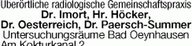 Bild zu Imort Dr., Höcker, Oesterreich Dr., Paersch-Summer Dr.,