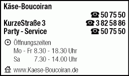 Boucoiran GmbH Käse und Feinkost