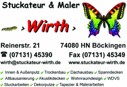 Stuckateur & Maler Wirth