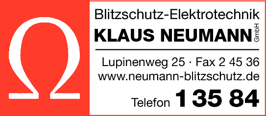 Neumann Klaus BlitzschutzAnl.
