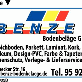 Benze Bodenbelag Tapeten und Farben GmbH Hans-Jürgen in Hameln
