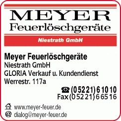 "Meyer Feuerlöschgeräte" Niestrath GmbH