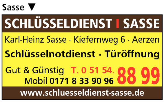 Sasse Schlüsseldienst