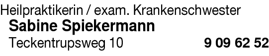 Spiekermann Sabine Naturheilpraxis