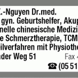 Trang-X.-Nguyen Dr.med. Facharzt für Allgemeinmedizin in Göttingen