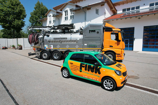 Fink GmbH Rohrreinigung entsorgt und reinigt.