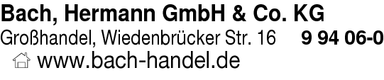 Bach Hermann GmbH & Co. KG