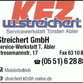 W. Streichert, Servicewerkstatt Torsten Abler , Kfz-Elektrik-Service in Göttingen