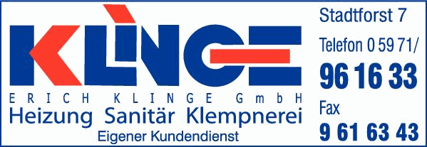 Klinge GmbH, Erich