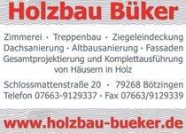 Bild zu Büker Holzbau GmbH