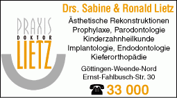 Lietz Ronald Dr. u. Sabine Dr. Zahnärzte