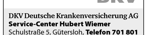 Bild zu Wiemer Hubert DKV Deutsche Krankenversicherung