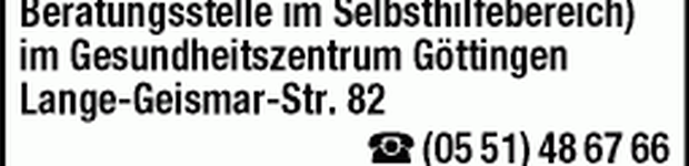 Bild zu Gesundheitszentrum Selbsthilfekontaktstelle KIBIS im Gesundheitszentrum Göttingen