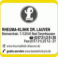 Rheuma-Klinik Dr. Lauven