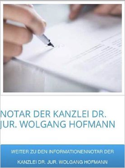 Hofmann Dr. Wolfgang Rechtsanwalt und Notar