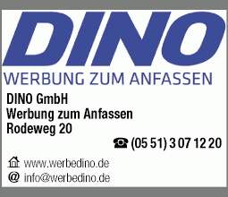 DINO GmbH, Werbung zum Anfassen