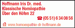 Hoffmann Iris Dr.med., Klassische Homöopathie