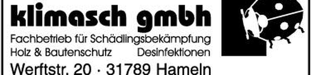 Bild zu Klimasch GmbH Fachbetrieb für Schädlingsbekämpfung u. Desinfektion