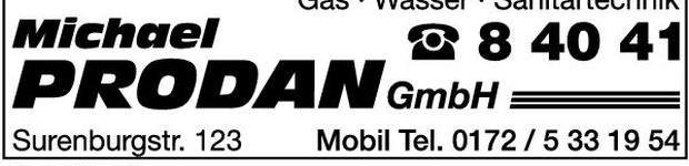 Bild zu Prodan GmbH Gas-, Wasser- und Sanitärtechnik