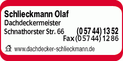 Schlieckmann H.-H. Inhaber Olaf Schlieckmann Dachdeckermeister