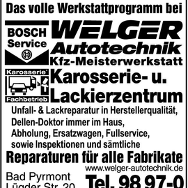 Welger-Autotechnik GmbH & Co.KG in Bad Pyrmont