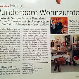 WOHNIDEE (Shop des Monats Dezember 2016 - Luise &amp; Fritz)  