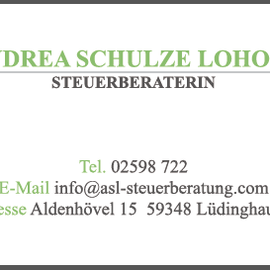 Steuerberaterin Andrea Schulze Lohoff in Lüdinghausen