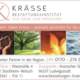 Krässe Bestattungsinstitut in Reitsch Gemeinde Stockheim in Oberfranken