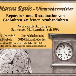 Raths, Marcus Uhrmachermeister in Erftstadt