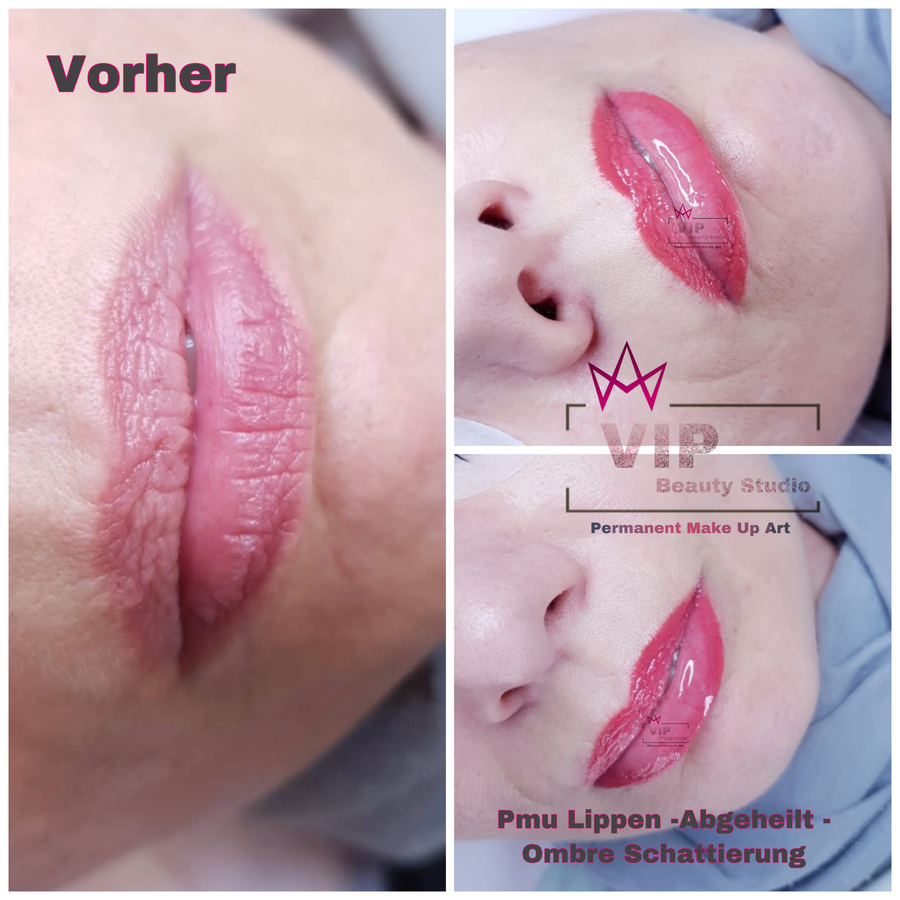 Permanent Make Up Lippen , 3D Lippen , Ombre Lipps , Lippenstift Effekt , Plush Lips Ingolstadt