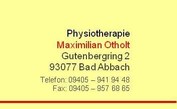 Bild 1 Physiotherapie Maximilian Otholt in Bad Abbach