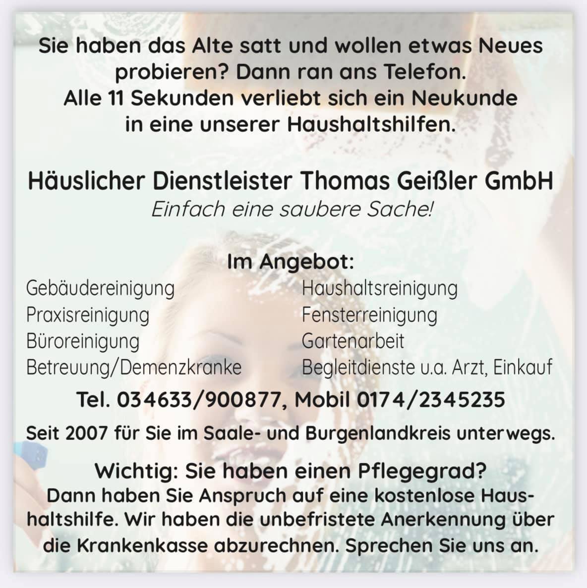 Bild 1 Trauer-, Fest- und Hochzeitsredner Thomas Geißler-Bretschneider in Braunsbedra